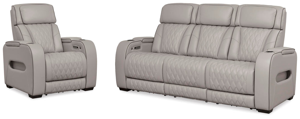 Boyington Power Reclining Sofa and Recliner (1)