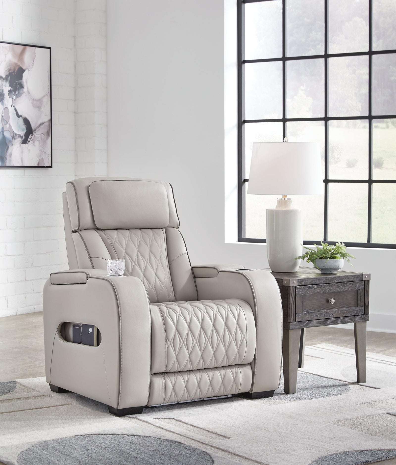Boyington Power Recliner - Gray (2)