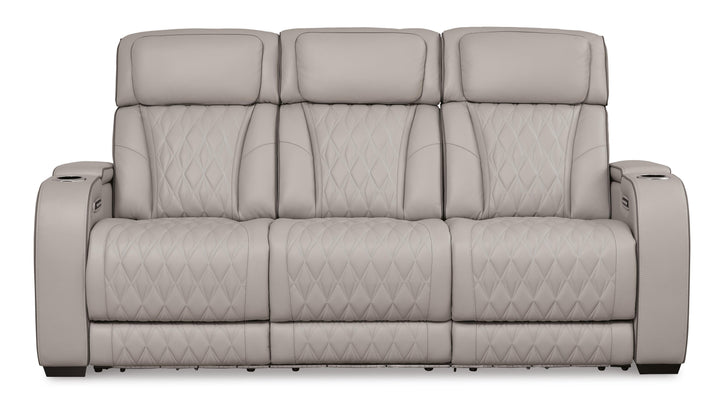 Boyington Power Reclining Sofa - Gray (5)