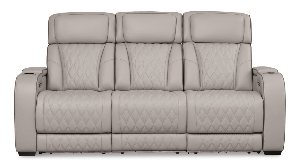 Boyington Power Reclining Sofa - Gray (5)