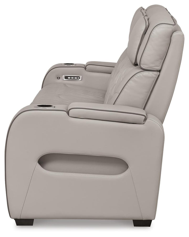 Boyington Power Reclining Sofa, Loveseat and Recliner - Gray (7)