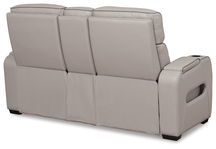 Boyington Power Reclining Sofa, Loveseat and Recliner - Gray (11)