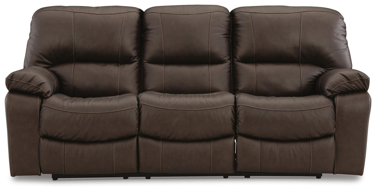 Leesworth Power Reclining Sofa - Dark Brown (1)