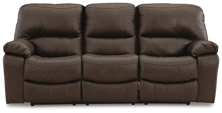 Leesworth Power Reclining Sofa - Dark Brown (1)