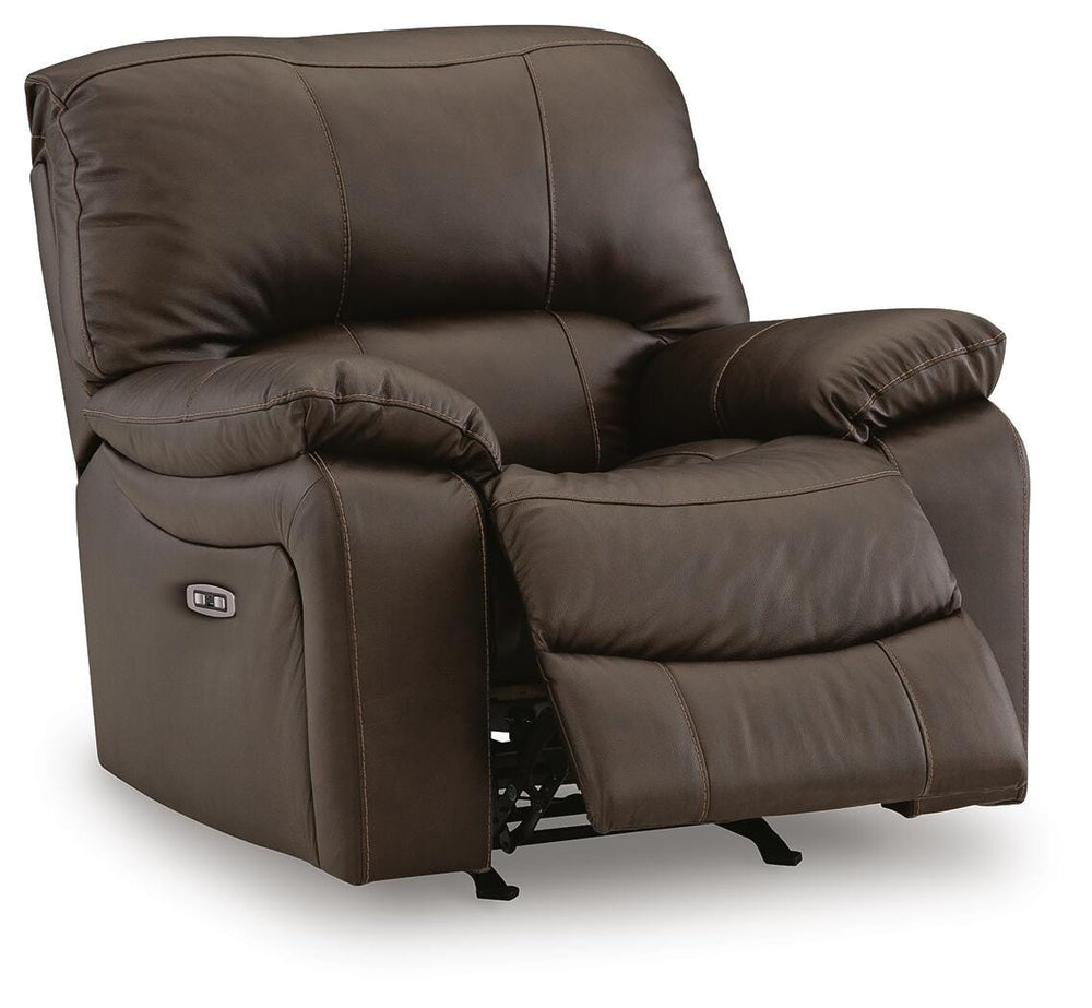 Leesworth Power Recliner - Dark Brown (3)
