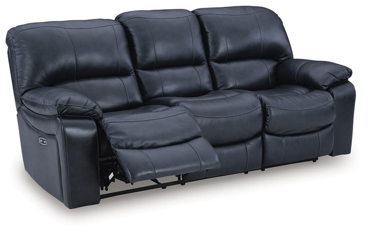 Leesworth Power Reclining Sofa - Blue (5)