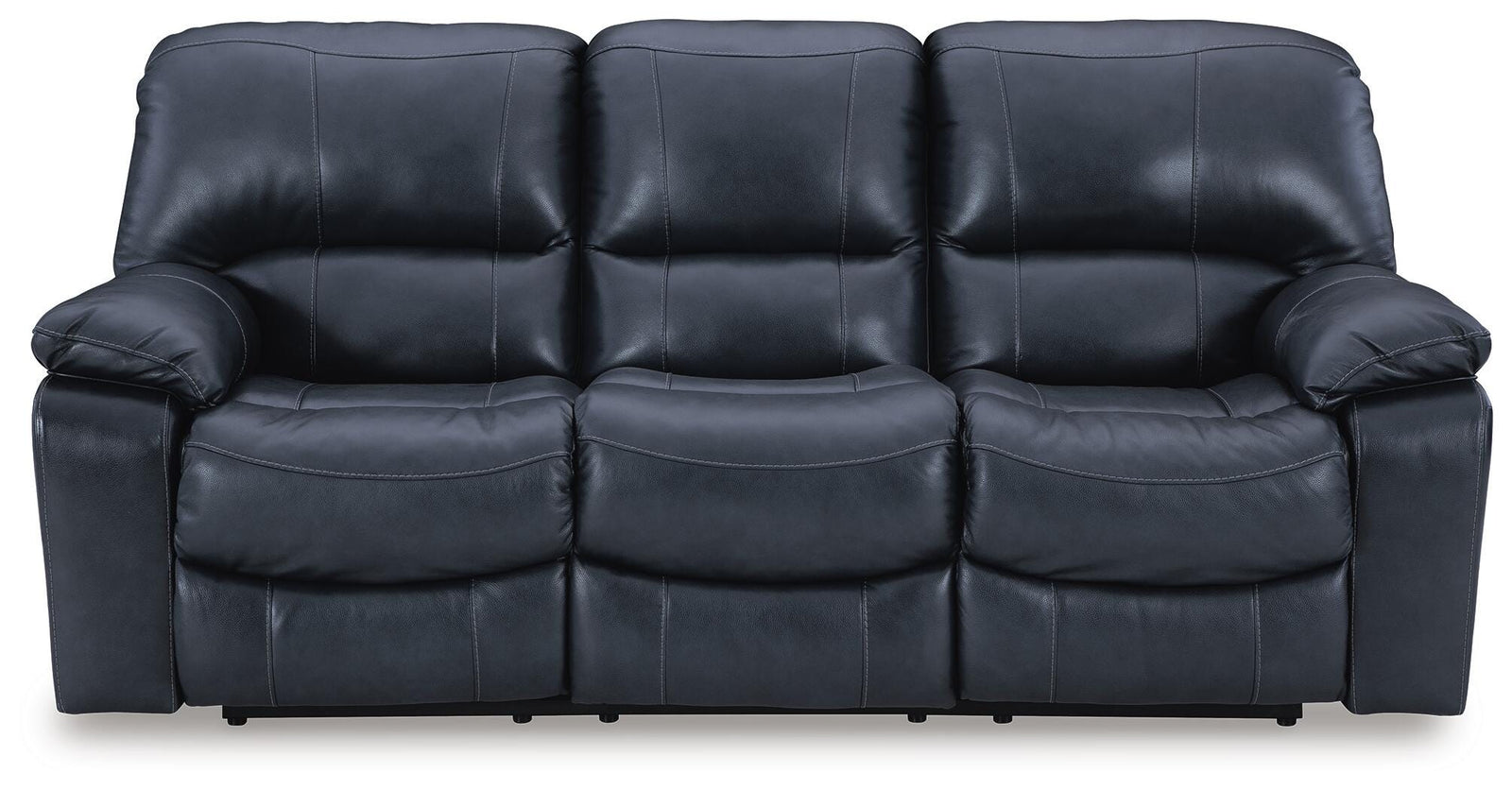 Leesworth Power Reclining Sofa - Blue (1)