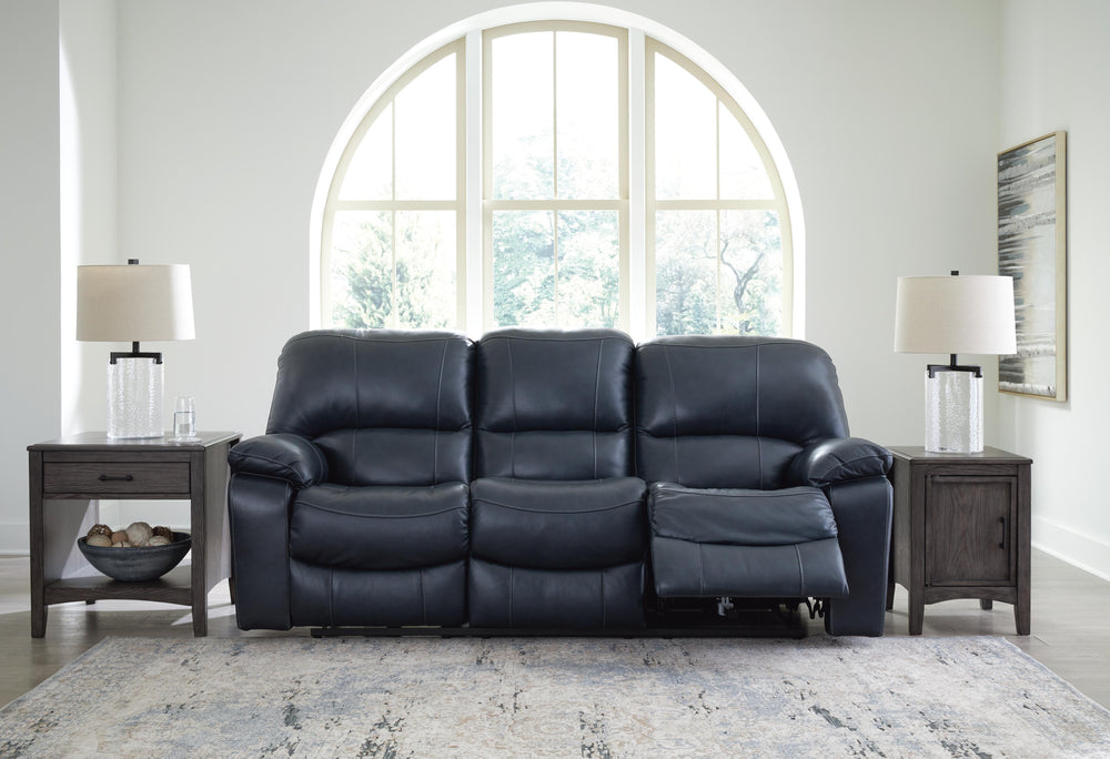 Leesworth Power Reclining Sofa - Blue (8)