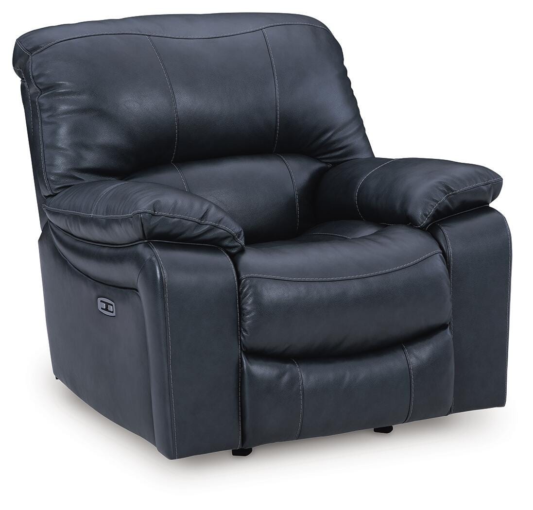 Leesworth Power Recliner - Blue (1)