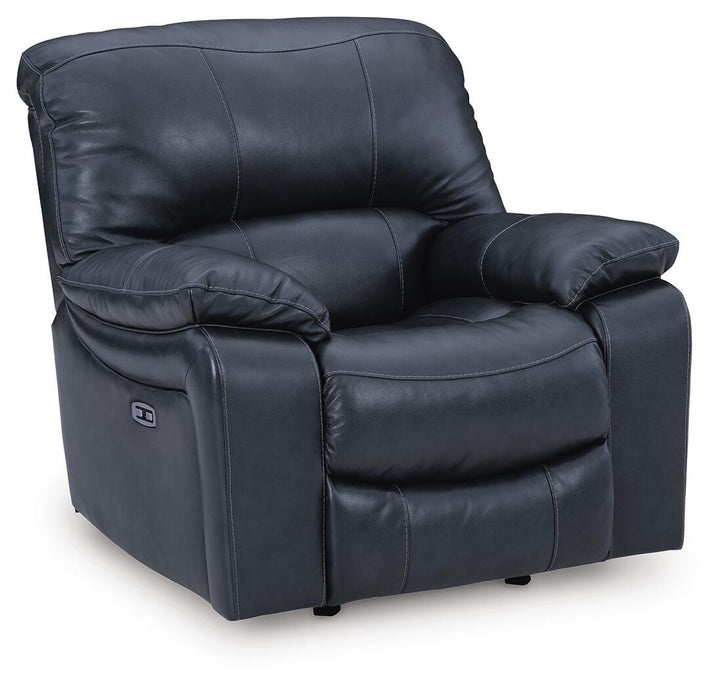Leesworth Power Recliner - Blue (1)