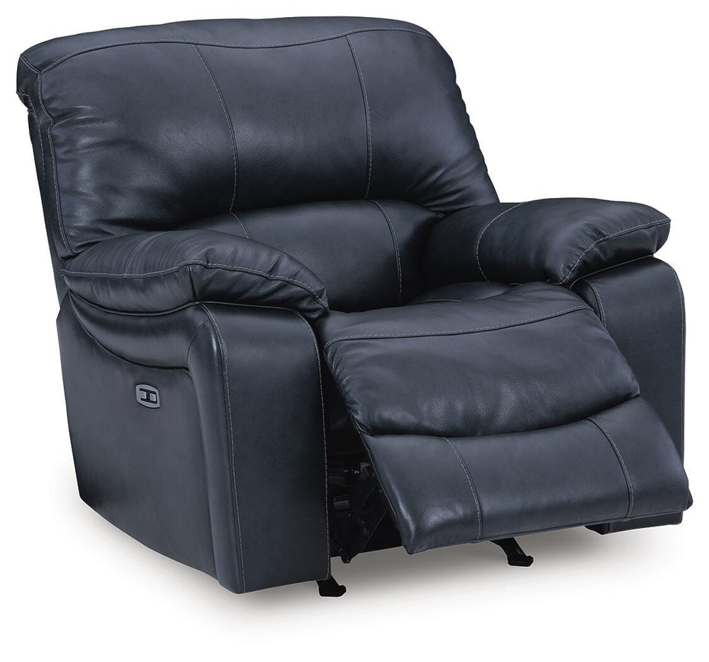 Leesworth Power Recliner - Blue (3)