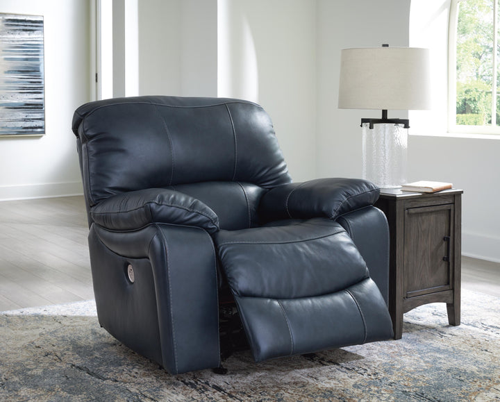 Leesworth Power Recliner - Blue (7)