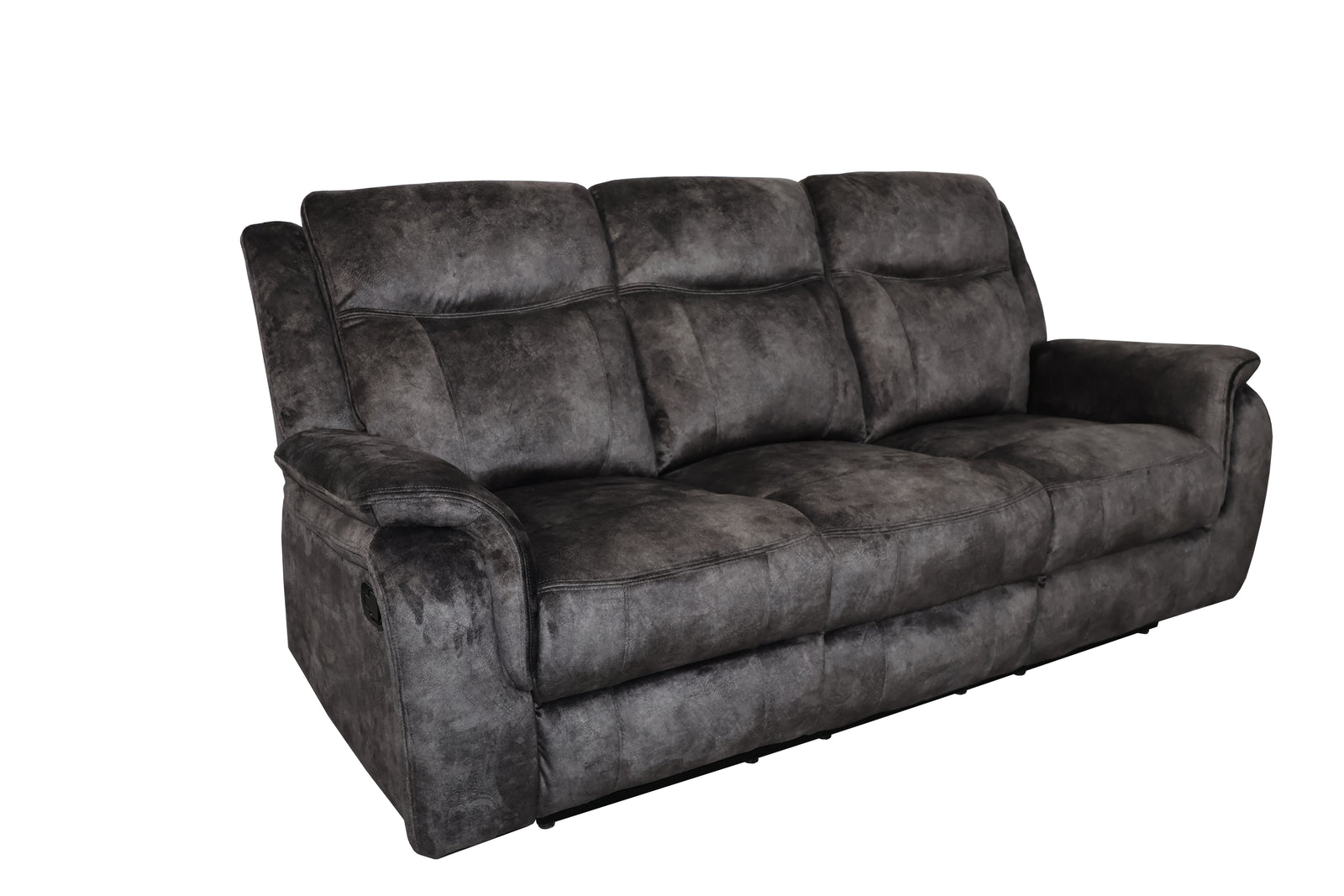 Park City  Sofa W/dual Recliner-Slate