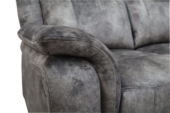 Park City  Sofa W/dual Recliner-Slate
