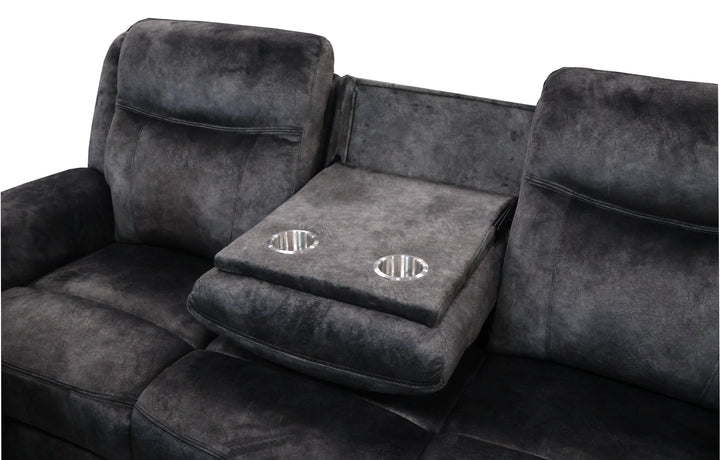 Park City  Sofa W/pwr Fr-Slate