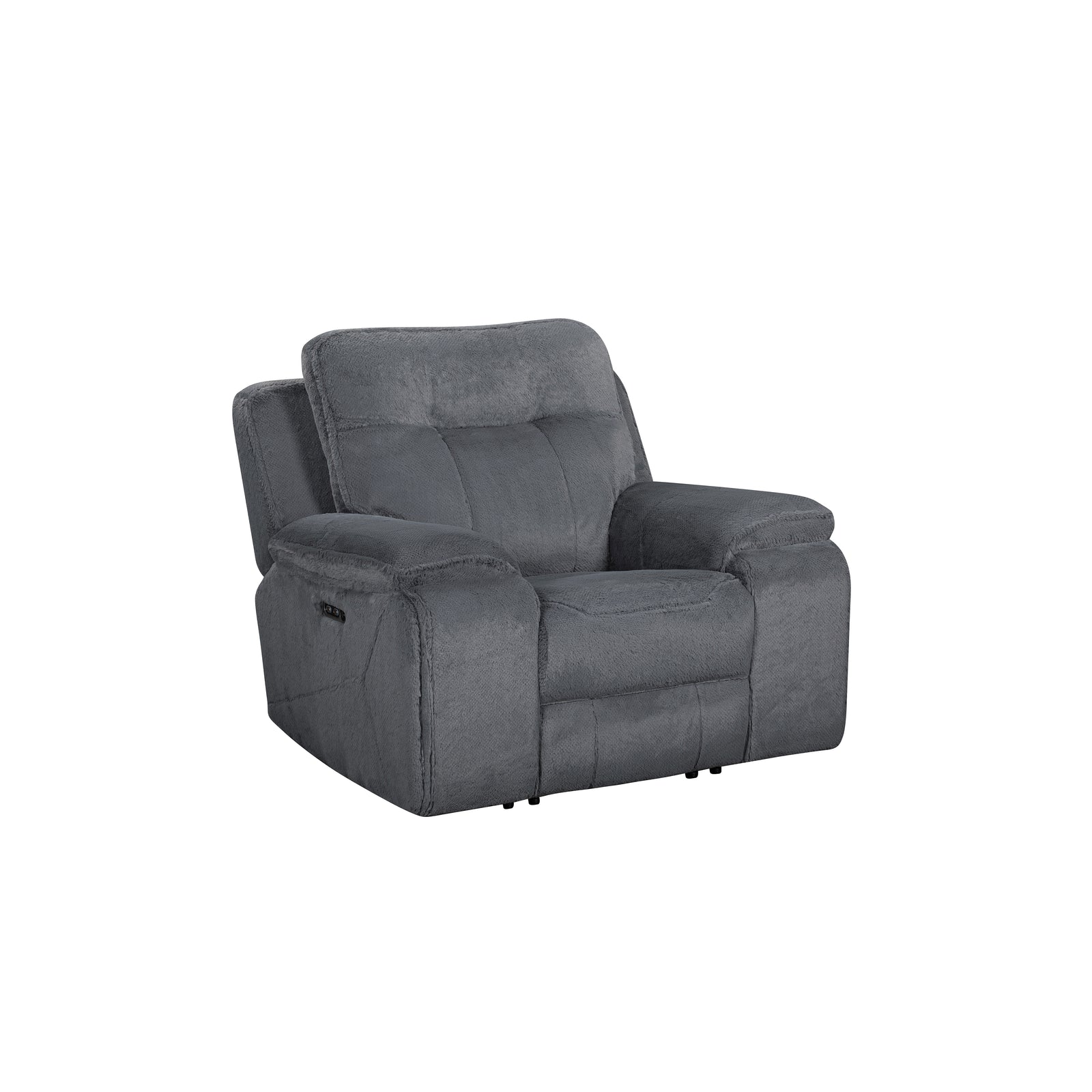 Teddy Recliner W/pwr Hr & Fr-Gray