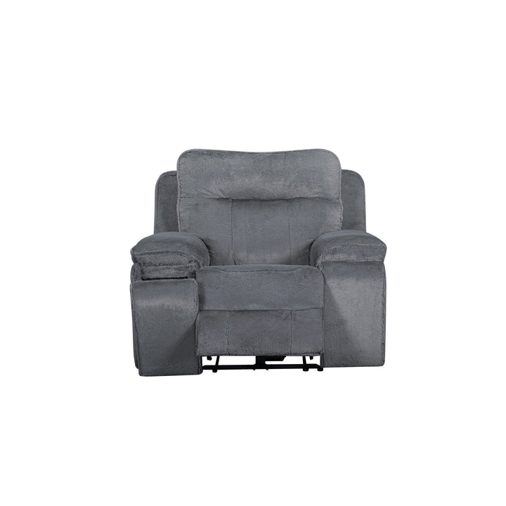Teddy Recliner W/pwr Hr &amp; Fr-Gray