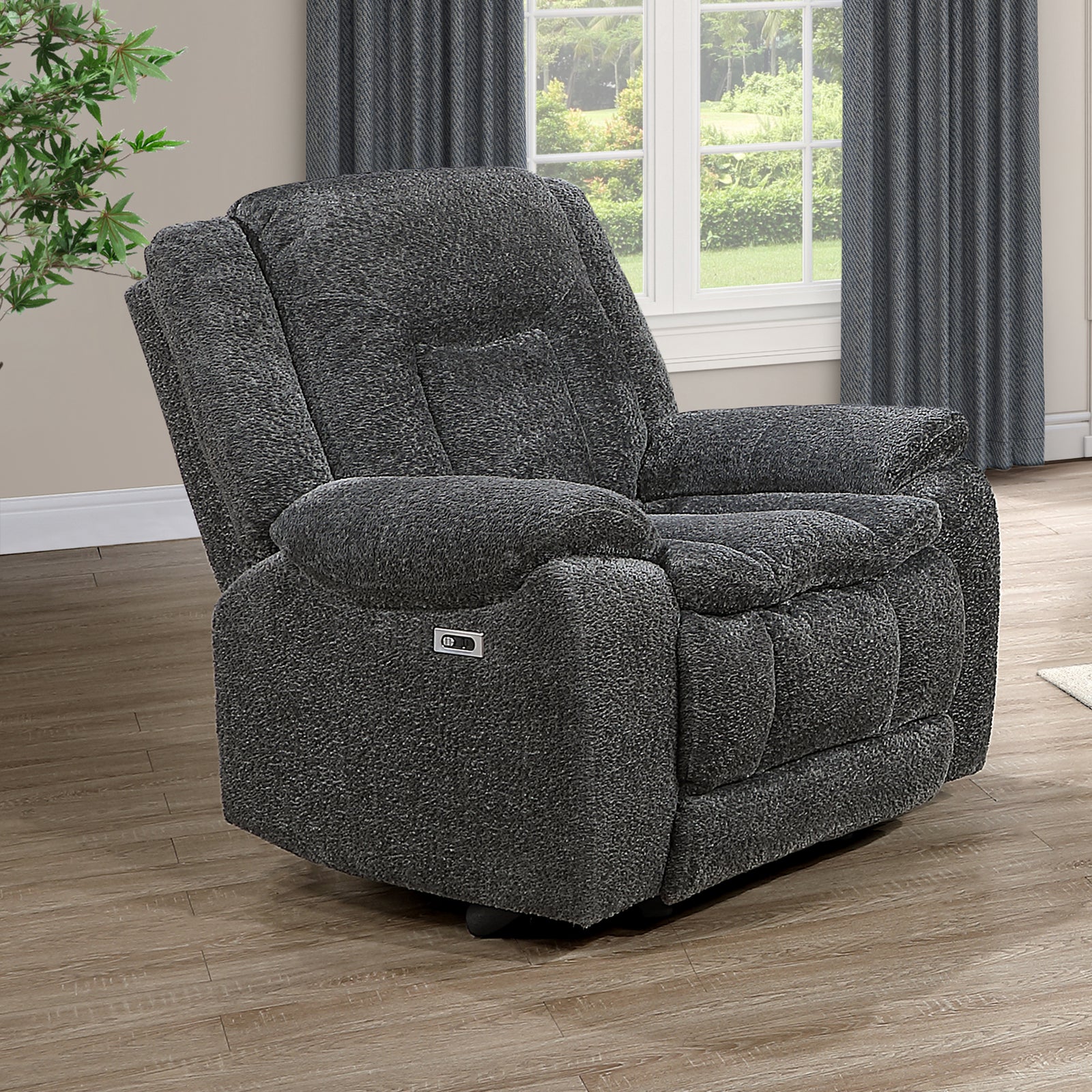 Stanwick Glider Recliner W/pwr Fr-Gray