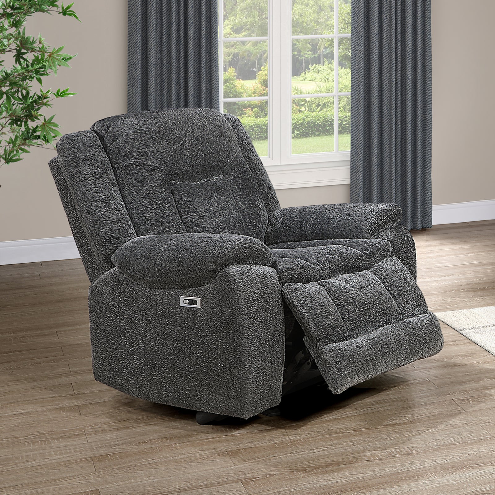 Stanwick Glider Recliner W/pwr Fr-Gray