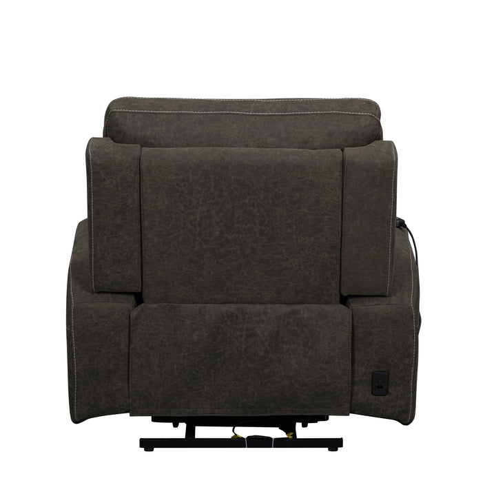 Gaia Auto Glider Recliner W/pwr Hr &amp; Fr-Sable