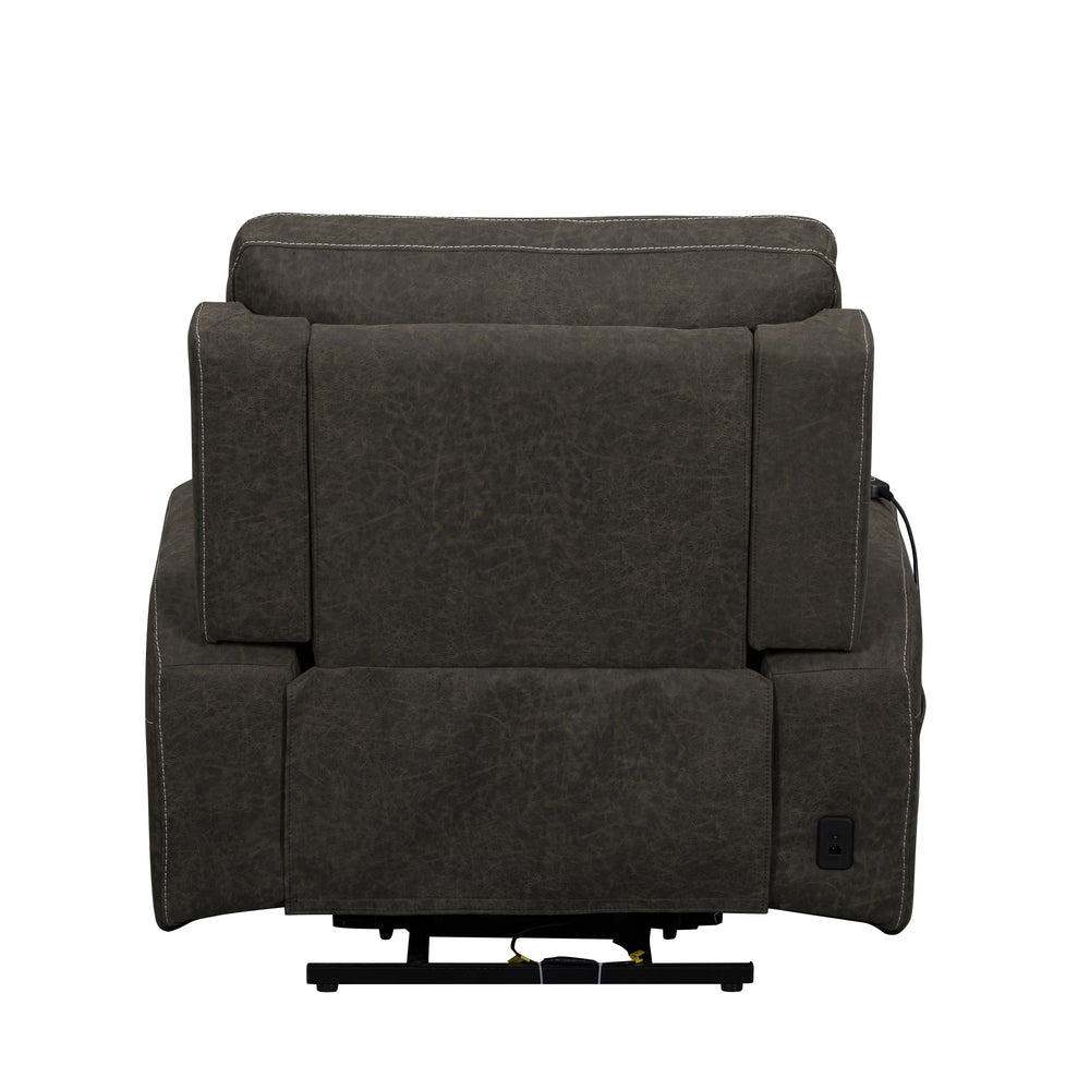 Gaia Auto Glider Recliner W/pwr Hr & Fr-Sable