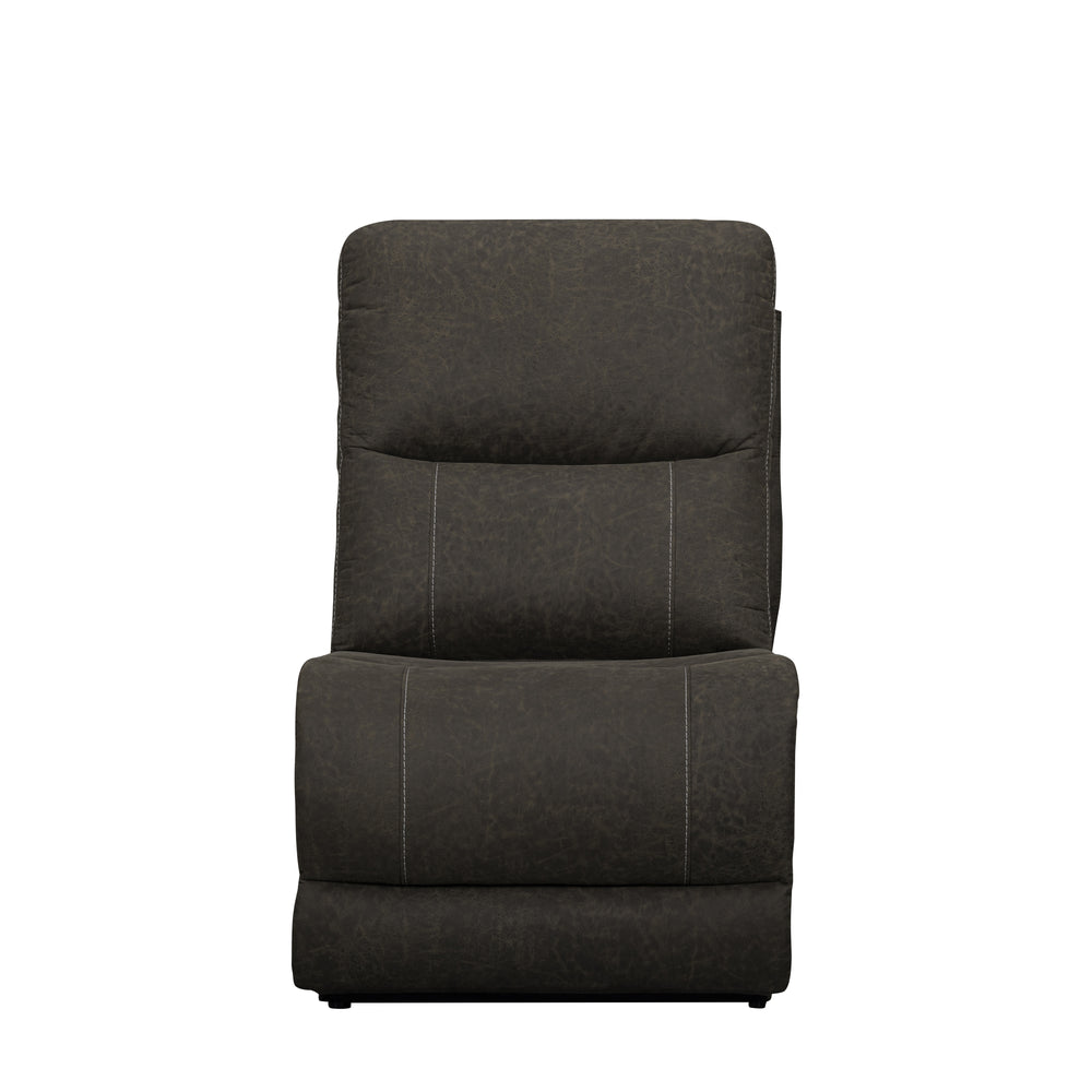 Gaia Armless Chair-Sable