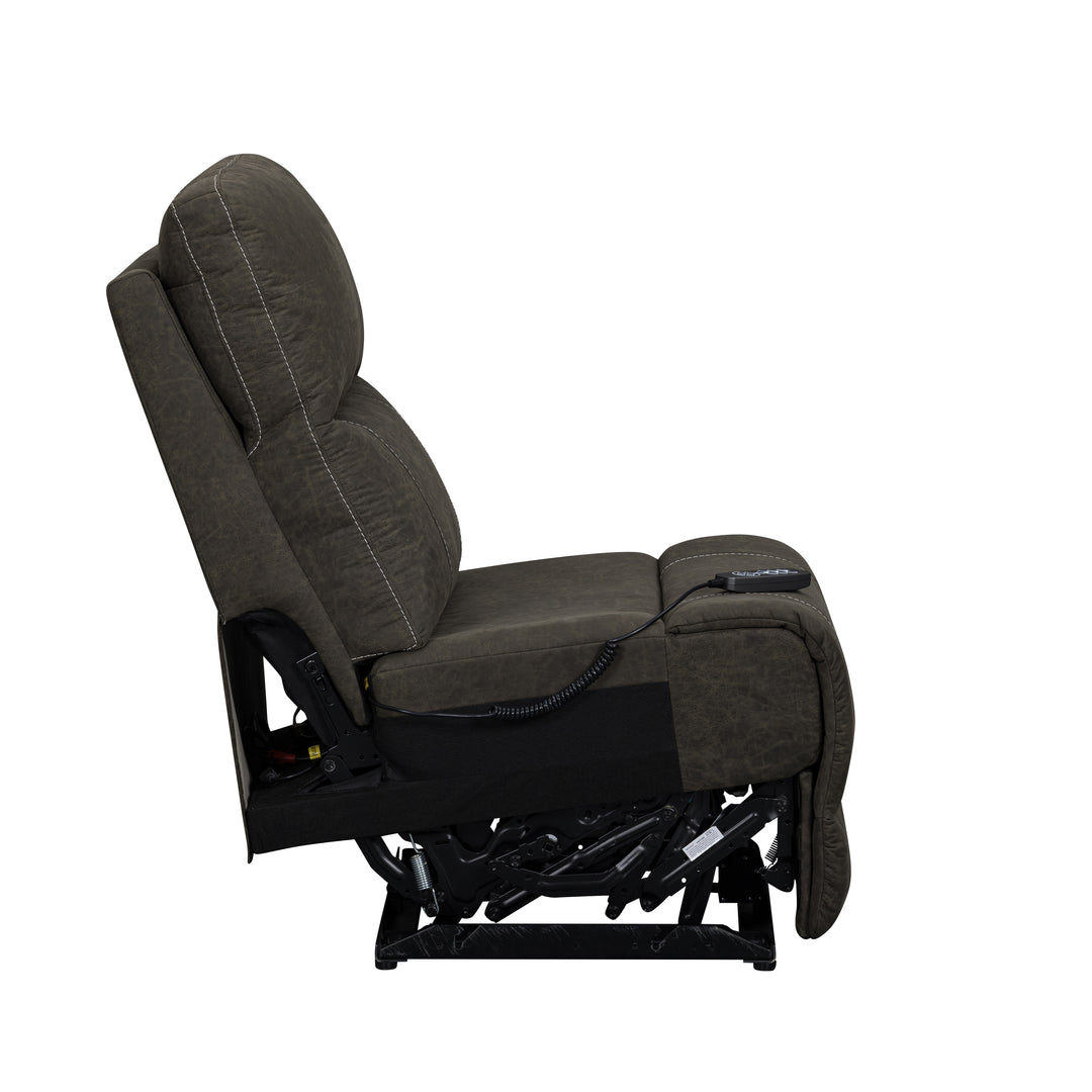 Gaia Armless Recliner W/pwr Hr, Fr, Massage, Heat-Sable