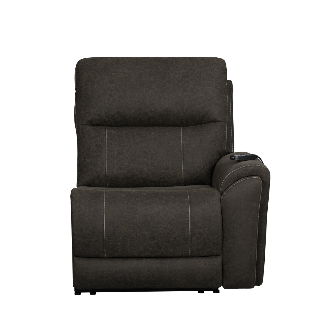 Gaia Raf Recliner W/pwr Hr,fr,massage, Heat-Sable