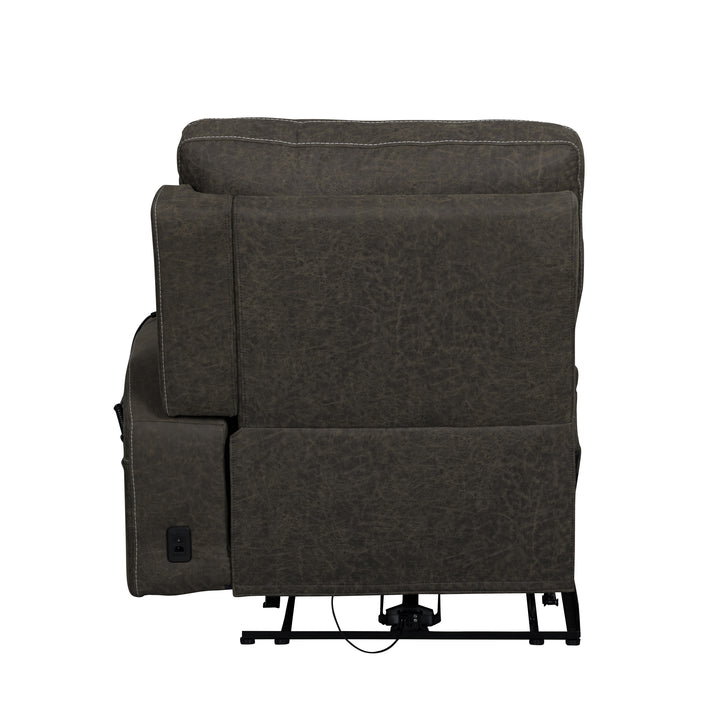 Gaia Raf Recliner W/pwr Hr,fr,massage, Heat-Sable