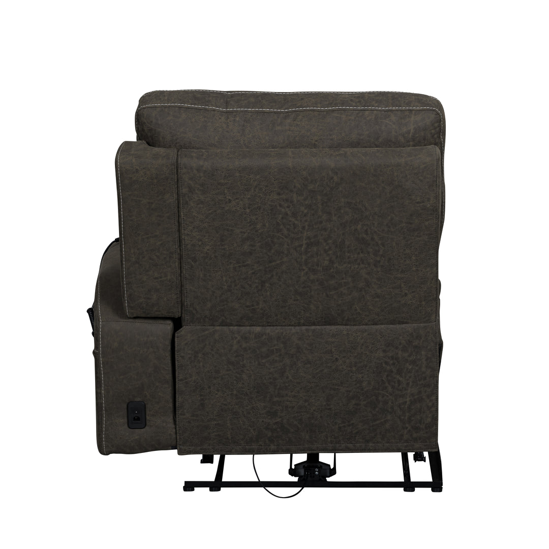 Gaia Raf Recliner W/pwr Hr,fr,massage, Heat-Sable
