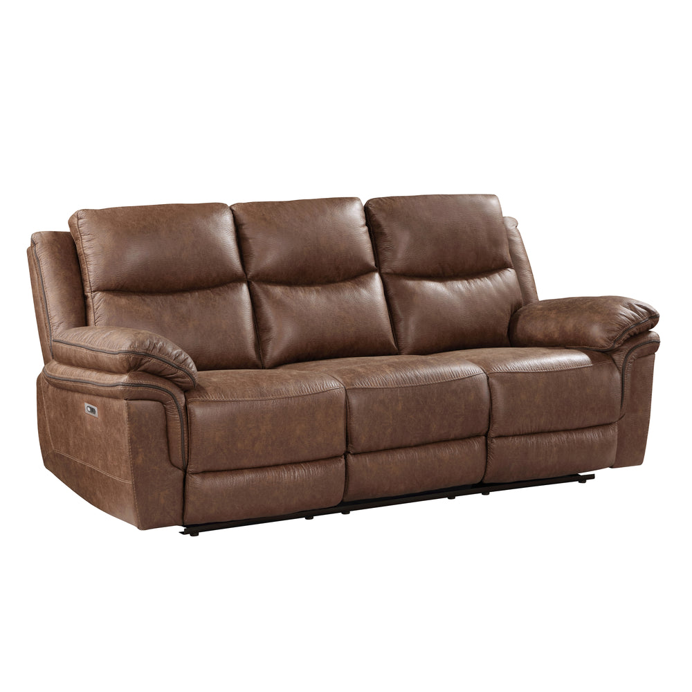 Ryland Sofa W/pwr Fr- Brown