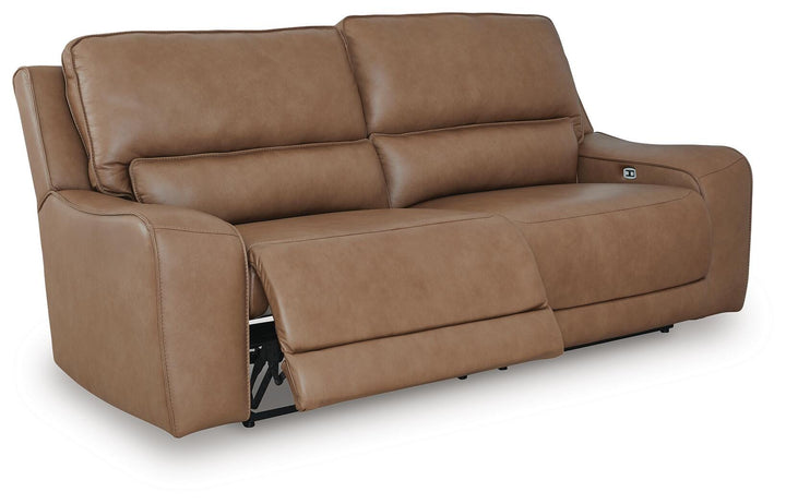 DeepWakes Power Reclining Sofa - Light Brown (3)