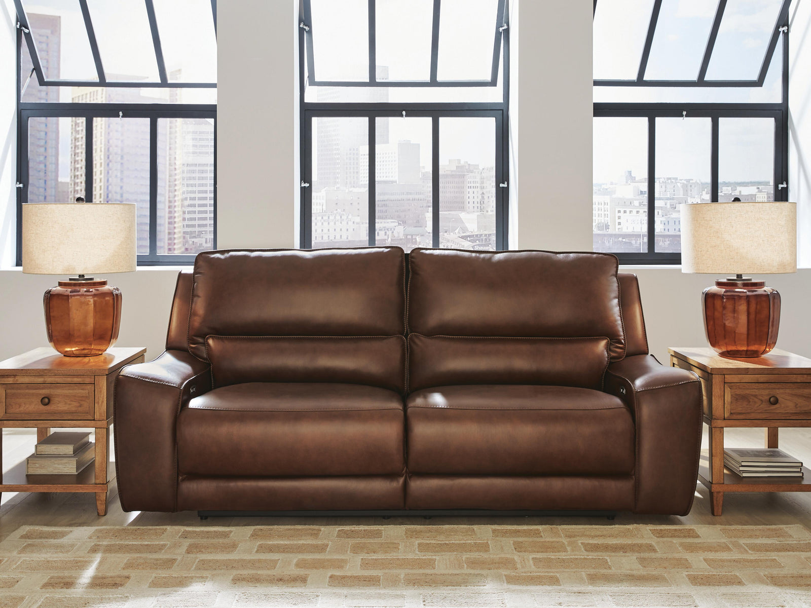 DeepWakes Power Reclining Sofa - Dark Brown (2)
