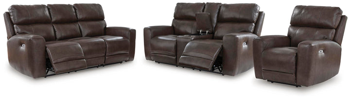 Crossplex Power Reclining Sofa, Loveseat and Recliner (1)