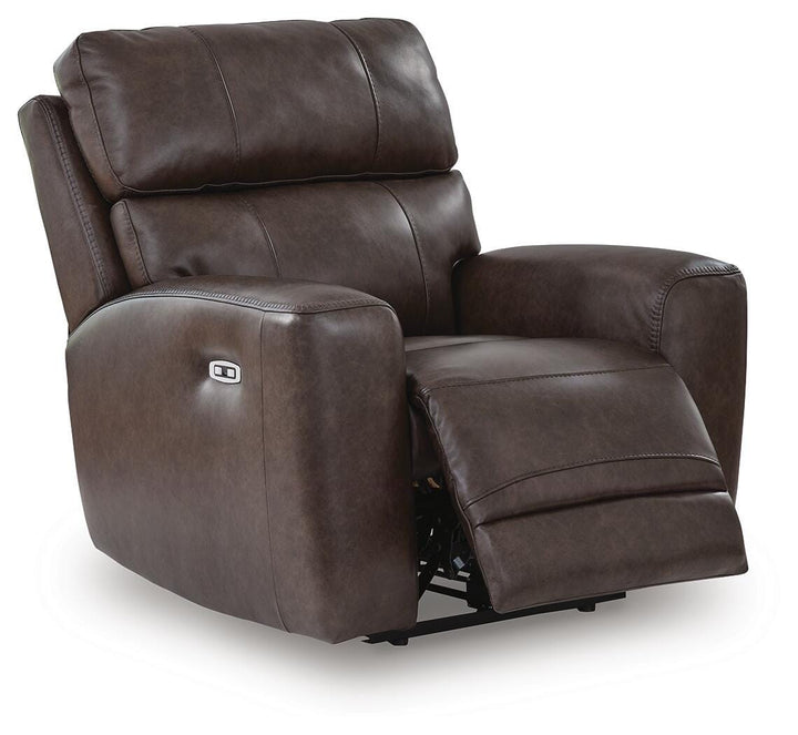 Crossplex Power Recliner - Dark Brown (3)