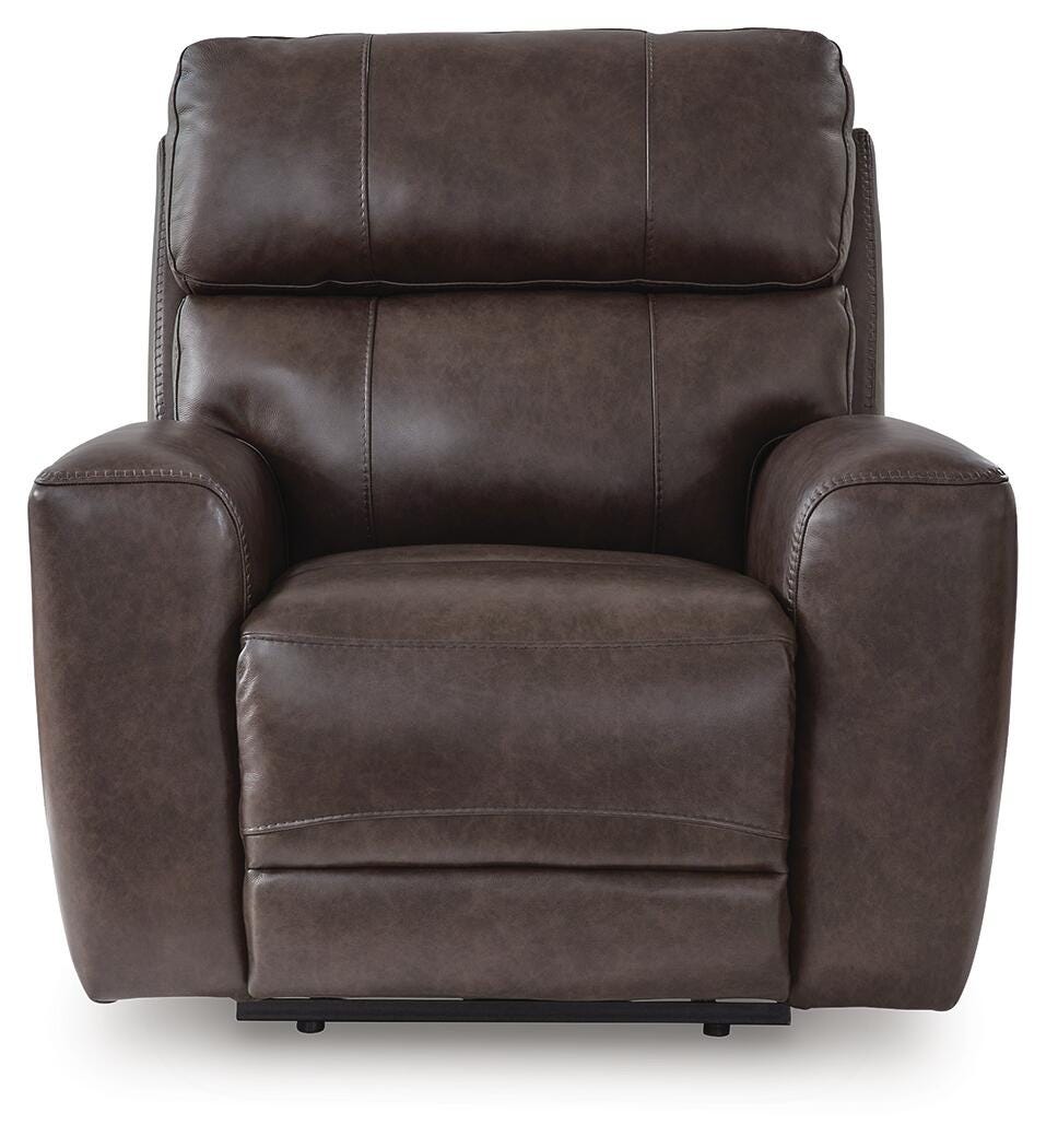 Crossplex Power Recliner - Dark Brown (4)