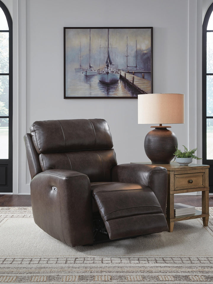 Crossplex Power Recliner - Dark Brown (8)