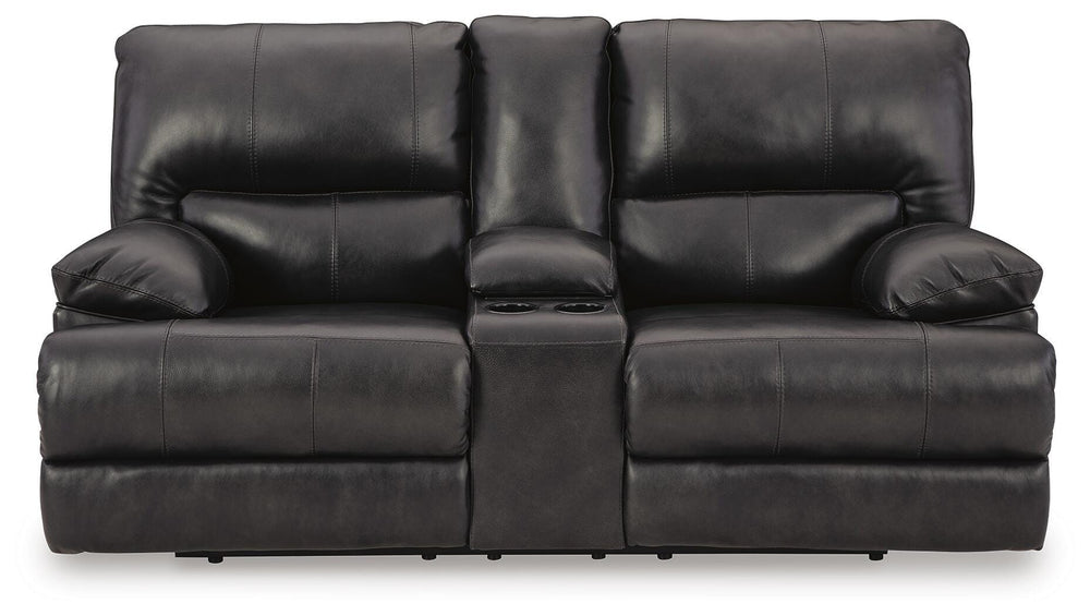 Mountainous Power Reclining Loveseat - Black (4)