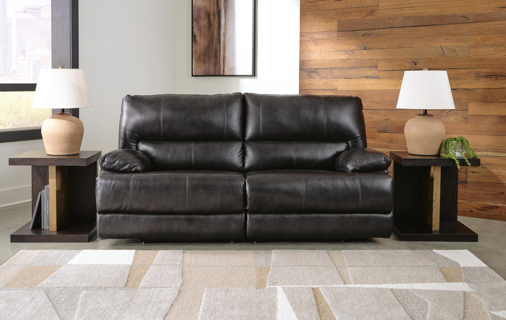 Mountainous Power Reclining Sofa - Black (2)