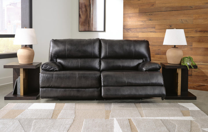 Mountainous Power Reclining Sofa - Black (7)