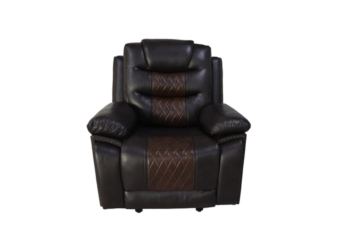 Nikko Glider Recliner W/pwr Fr-Brown