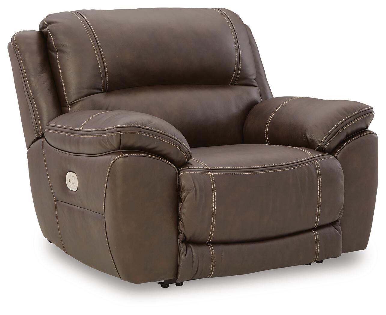 Dunleith Power Recliner - Dark Brown (1)