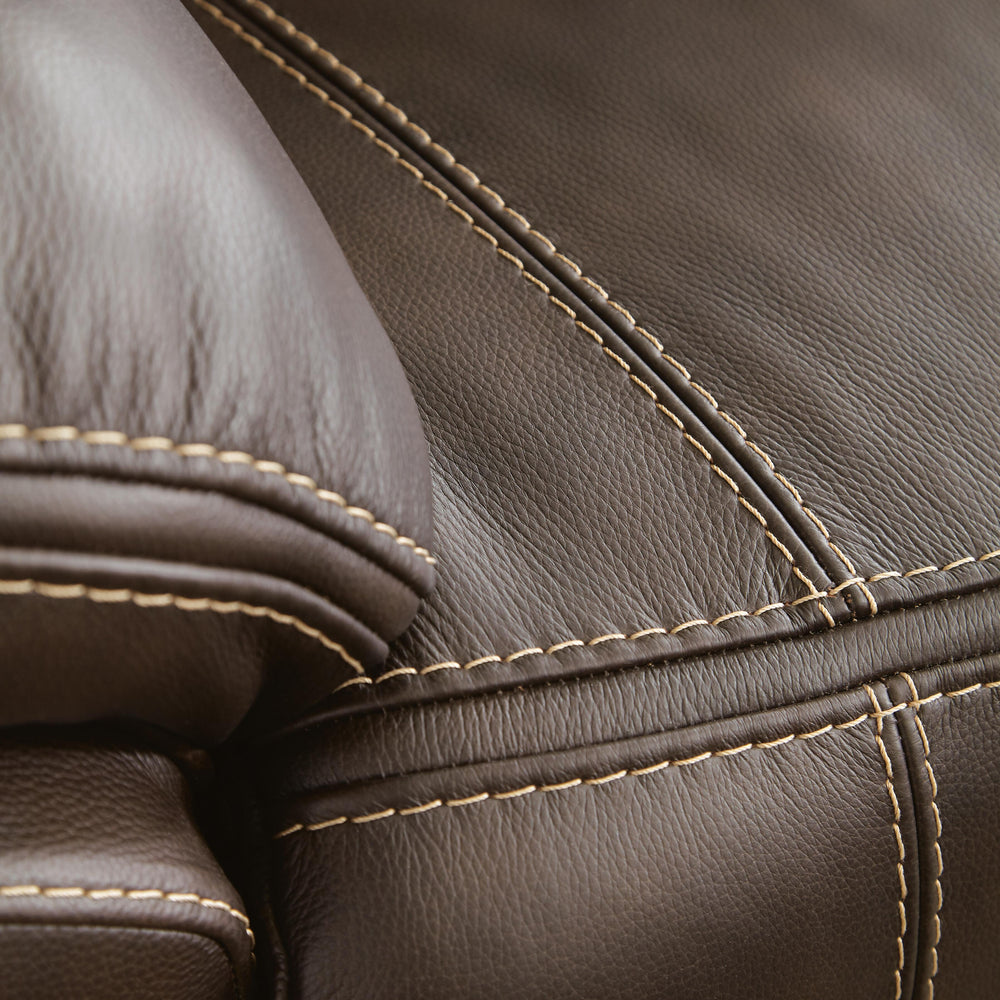 Dunleith Power Recliner - Dark Brown (11)