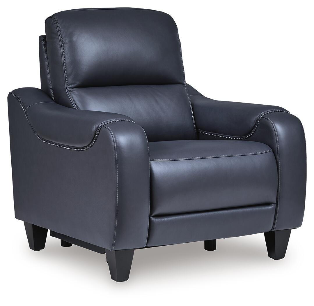 Mercomatic Power Recliner - Blue (1)