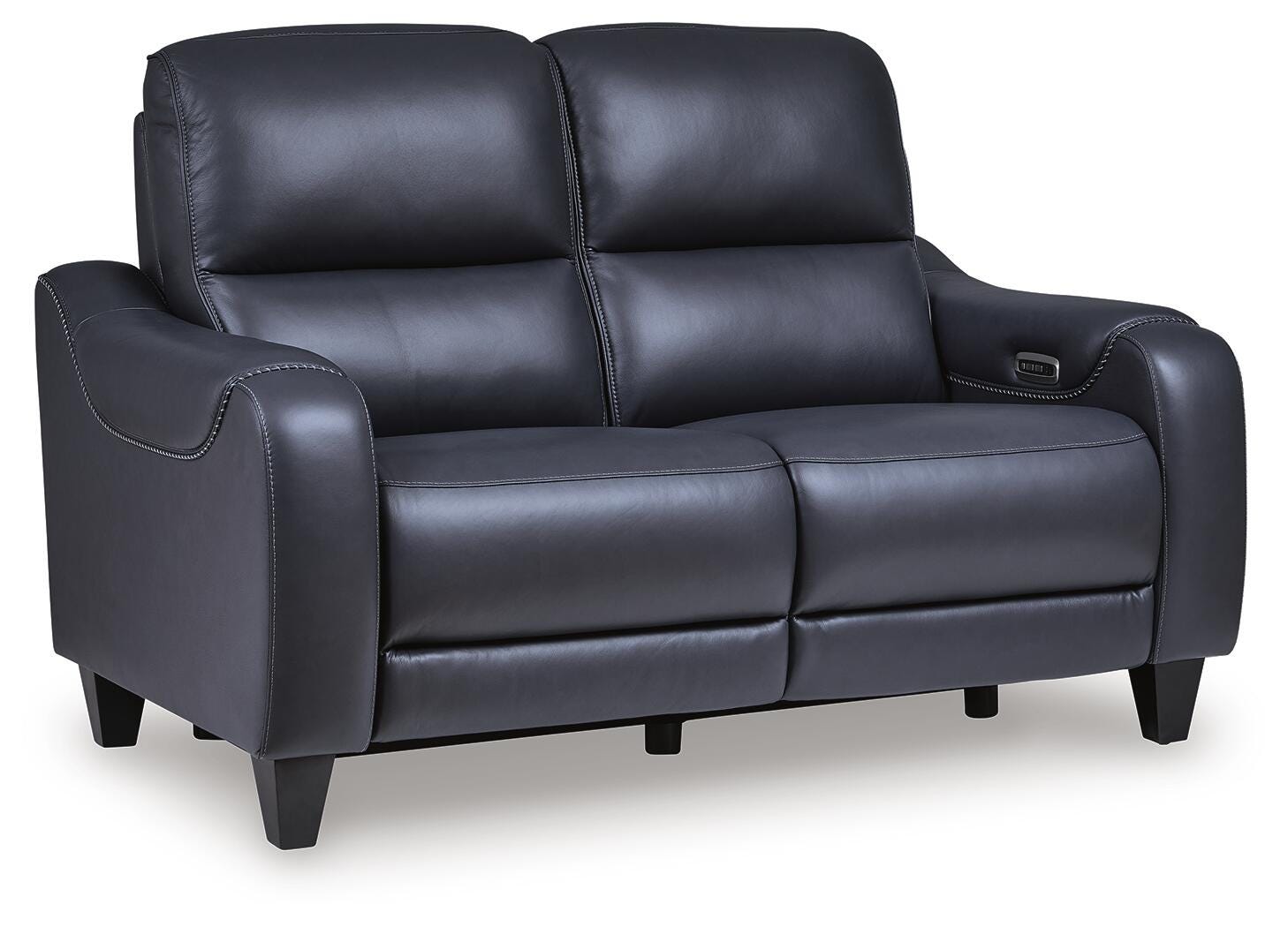 Mercomatic Power Reclining Loveseat - Blue (1)