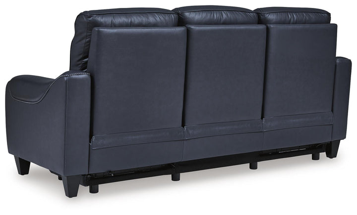 Mercomatic Power Reclining Sofa - Blue (6)