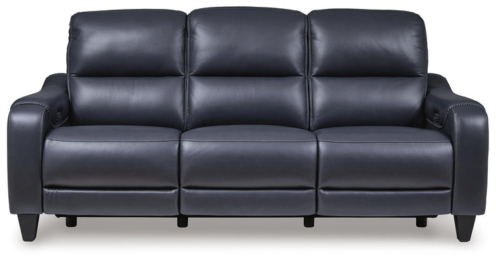 Mercomatic Power Reclining Sofa - Blue (4)