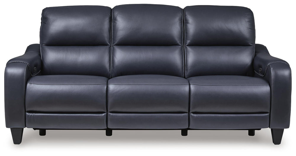 Mercomatic Power Reclining Sofa - Blue (4)
