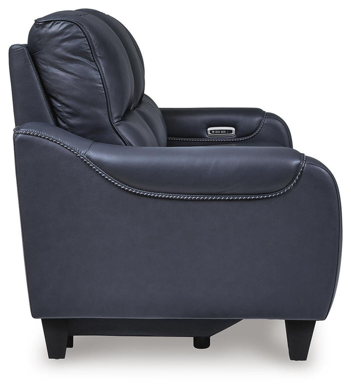Mercomatic Power Reclining Sofa - Blue (5)