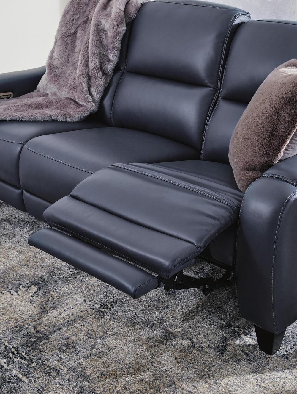 Mercomatic Power Reclining Sofa - Blue (8)